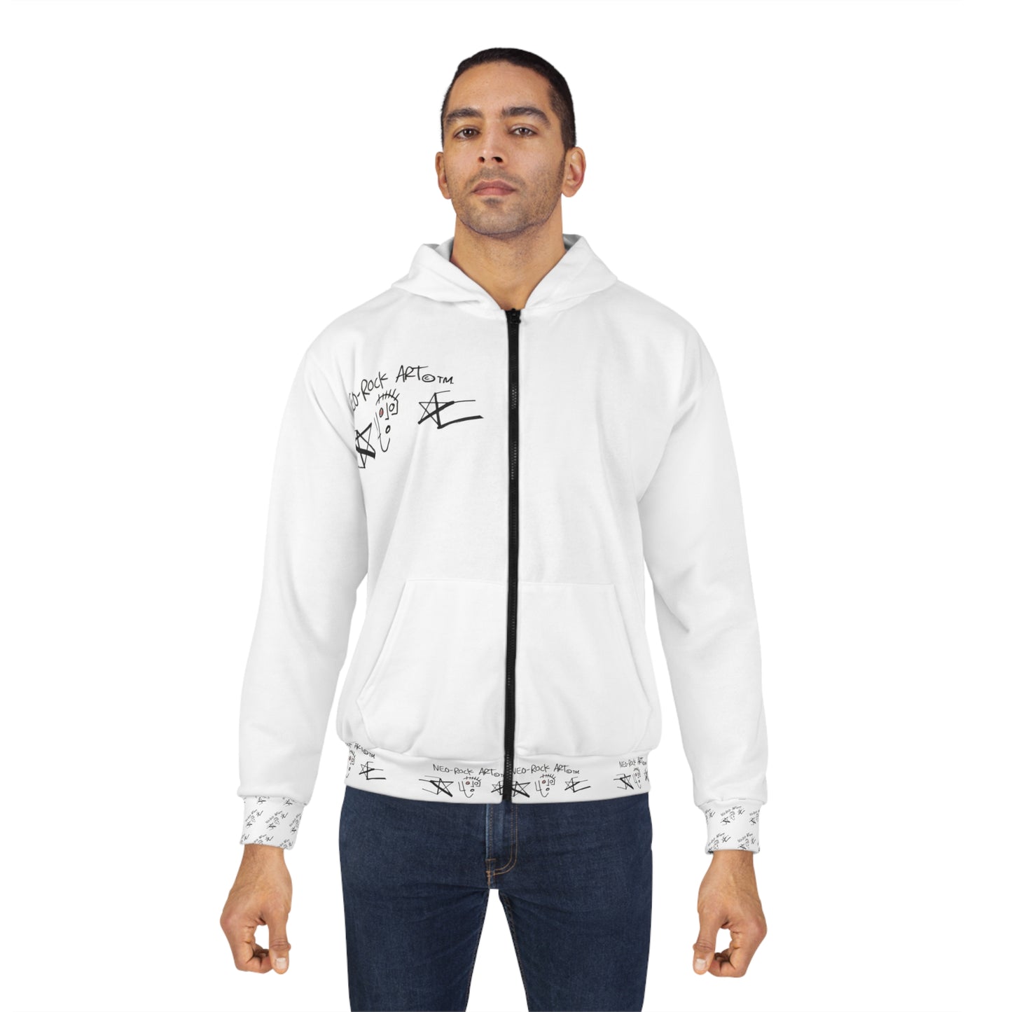 Neo-Rock Art Inc.©️™️ Unisex Zip-up Hoodie