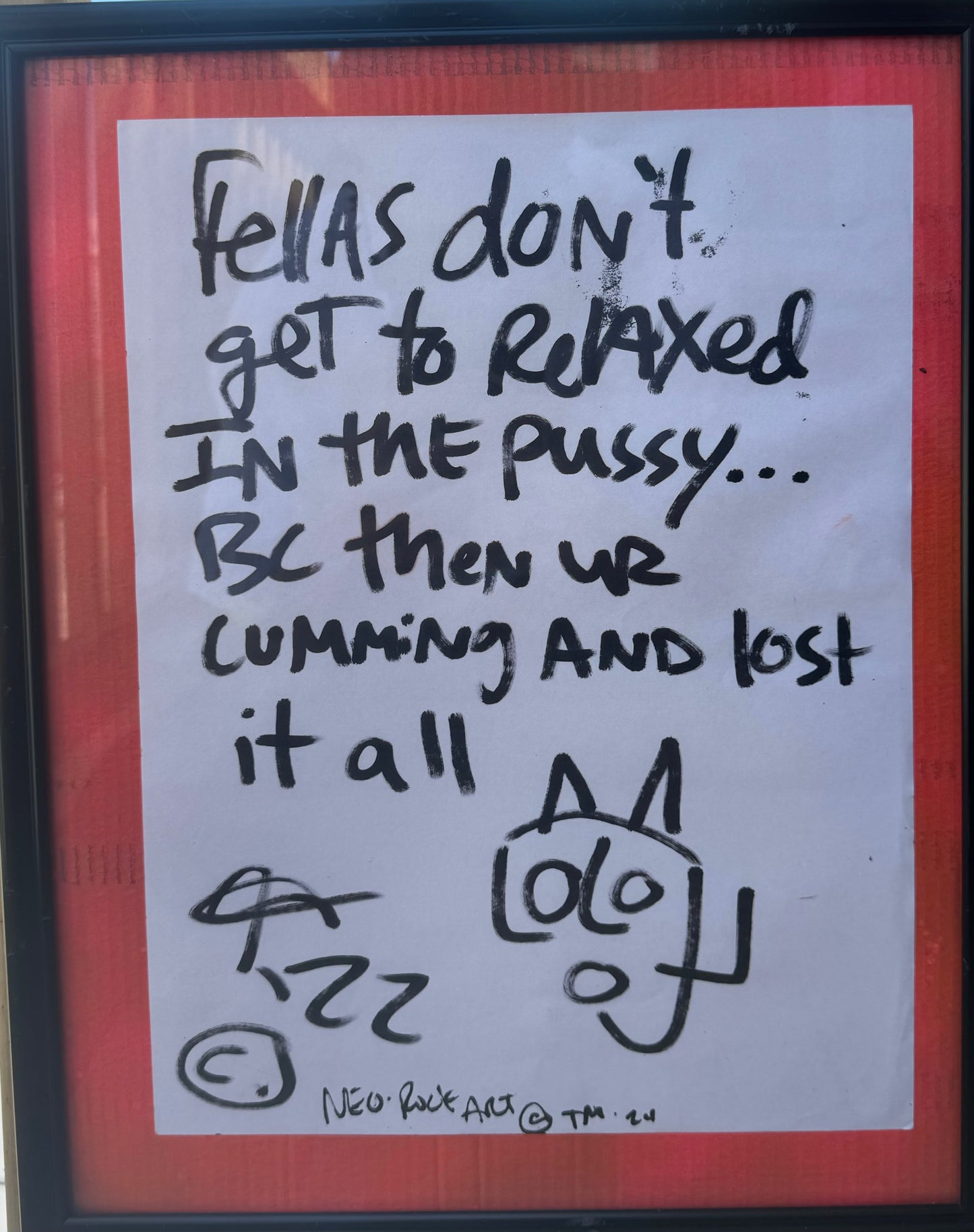 “Don’t get too relaxed”