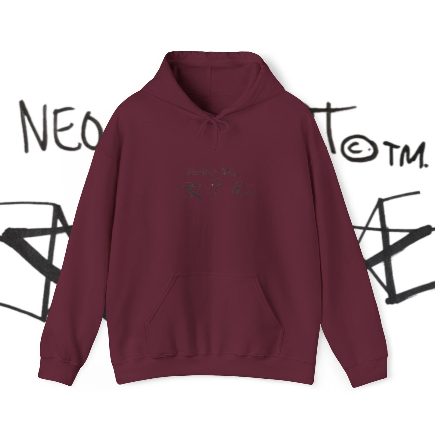Neo-Rock Art Inc.©️™️ Unisex Heavy Hooded Hoodie