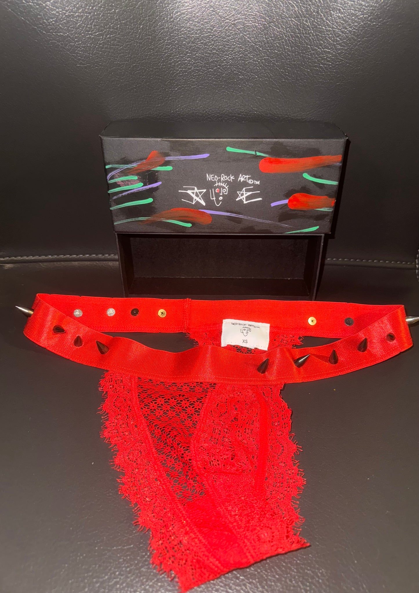 Neo-Rock Art Inc.©️™️ Extra Small & Small Spike Thong