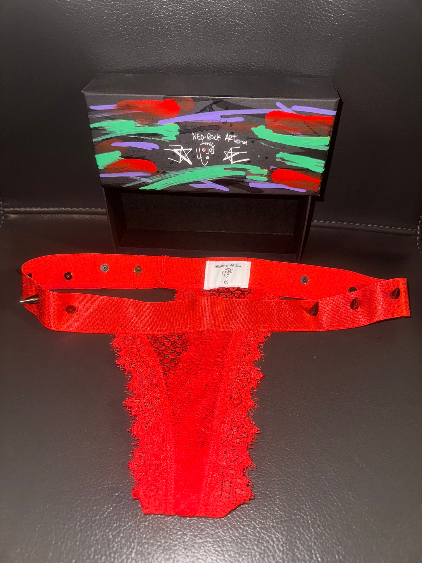 Neo-Rock Art Inc.©️™️ Extra Small & Small Spike Thong