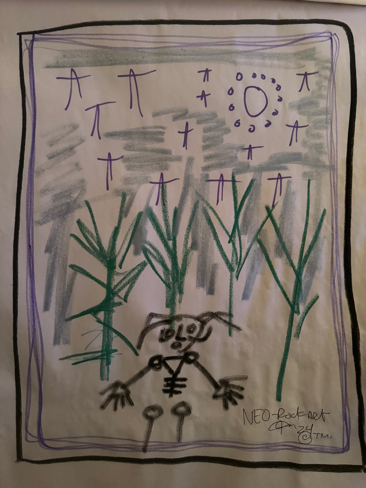 “Girl behind the bush”
