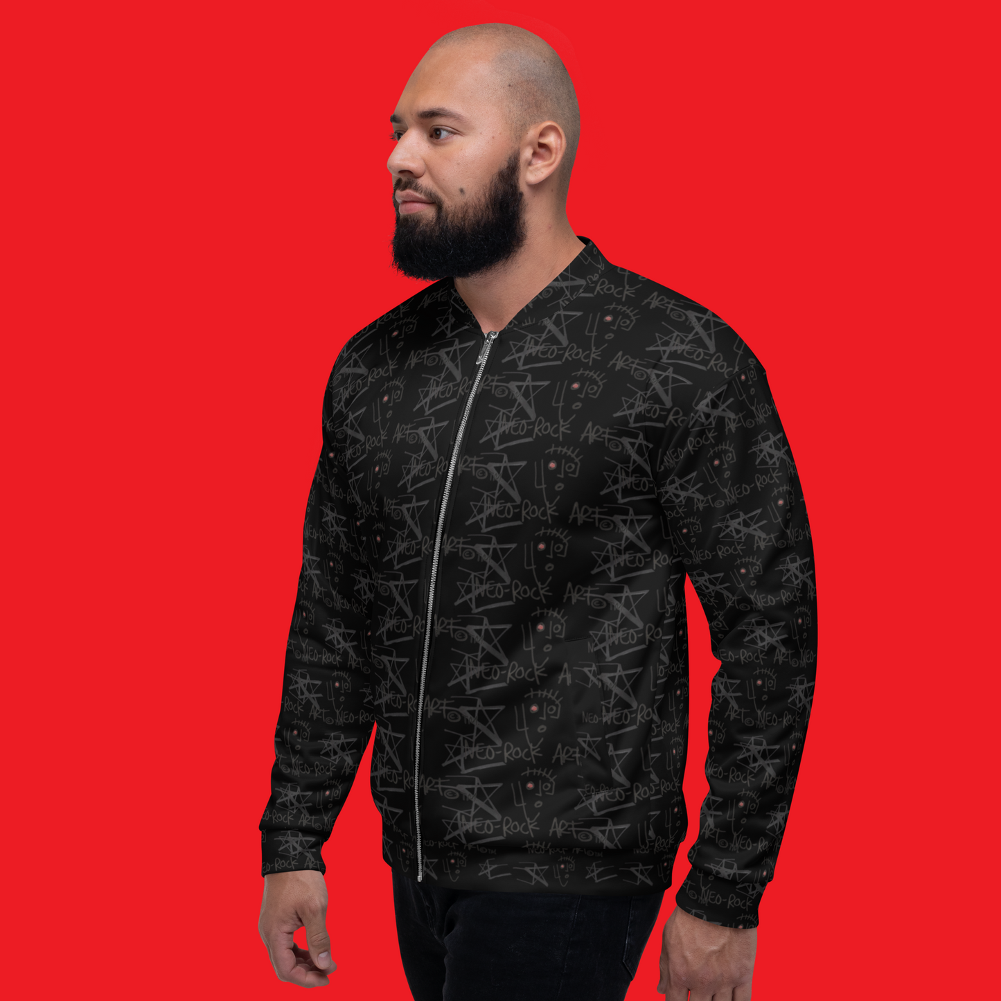 Neo-Rock Art Inc.©️™️ Unisex Bomber Jacket