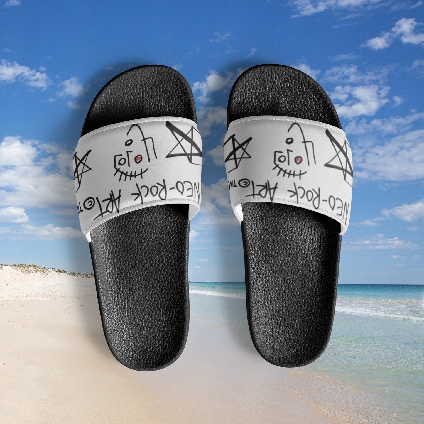 Neo-Rock Art Inc.©️™️ Men’s slides