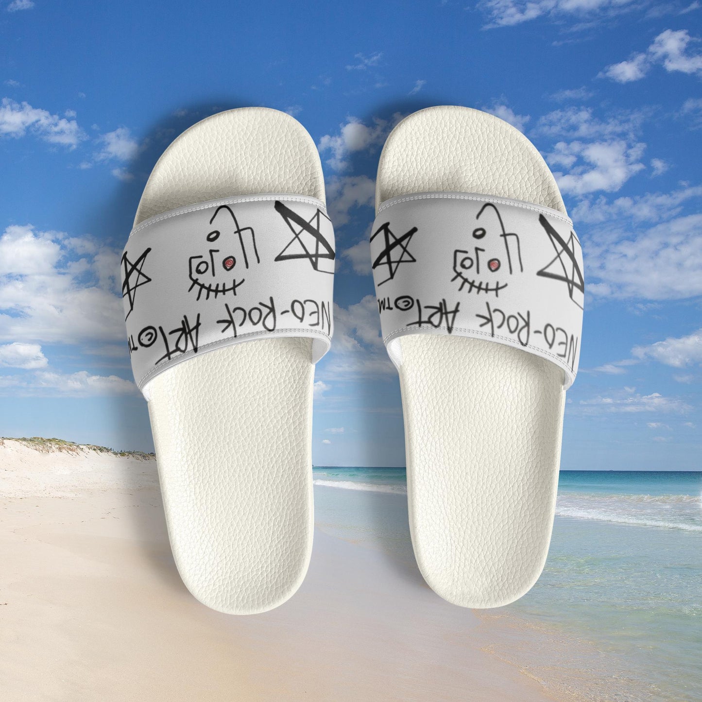 Neo-Rock Art Inc.©️™️ Men’s slides