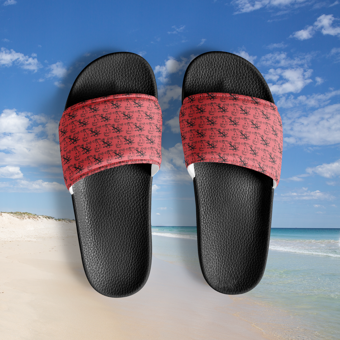 Neo-Rock Art Inc.©️™️ Women's slides