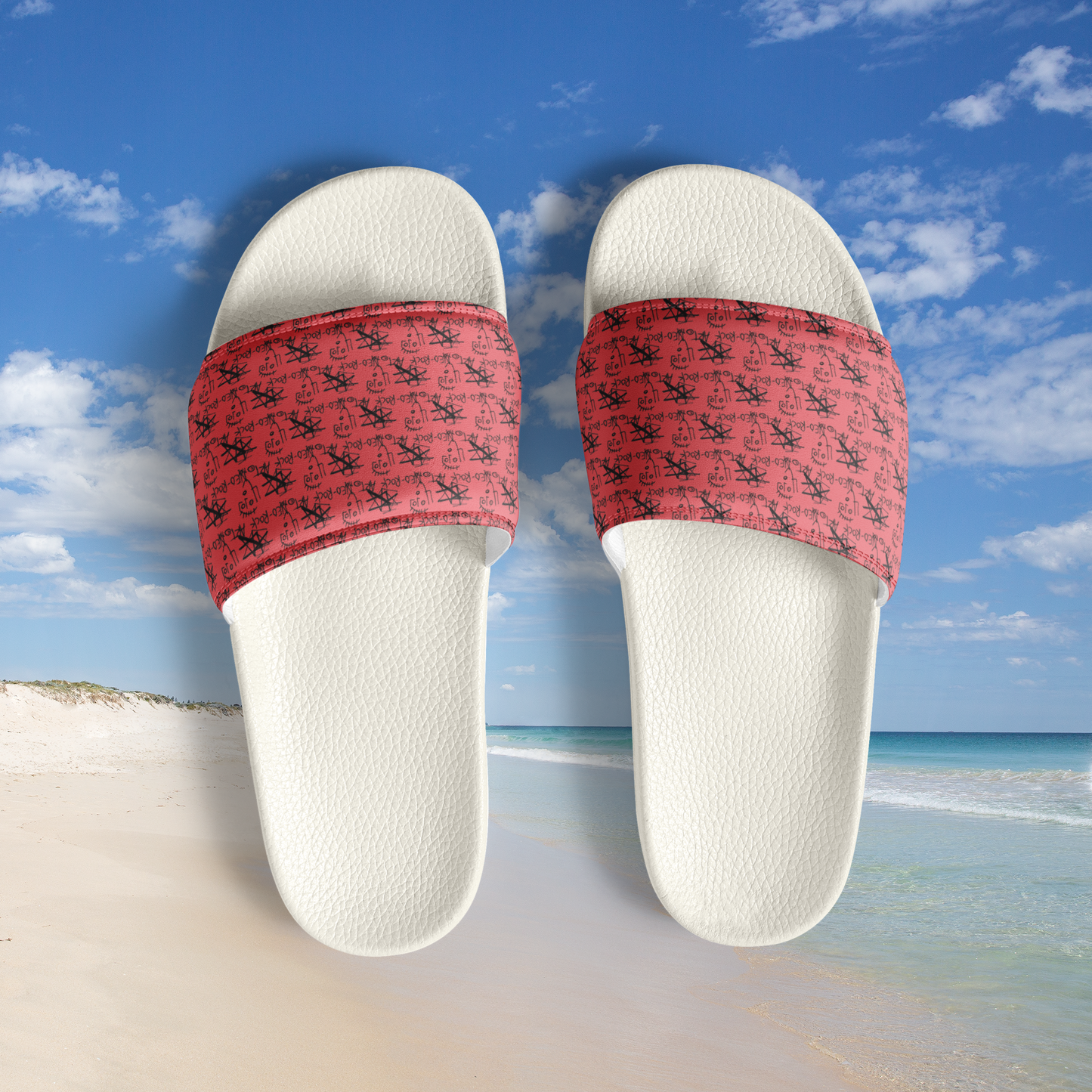 Neo-Rock Art Inc.©️™️ Women's slides