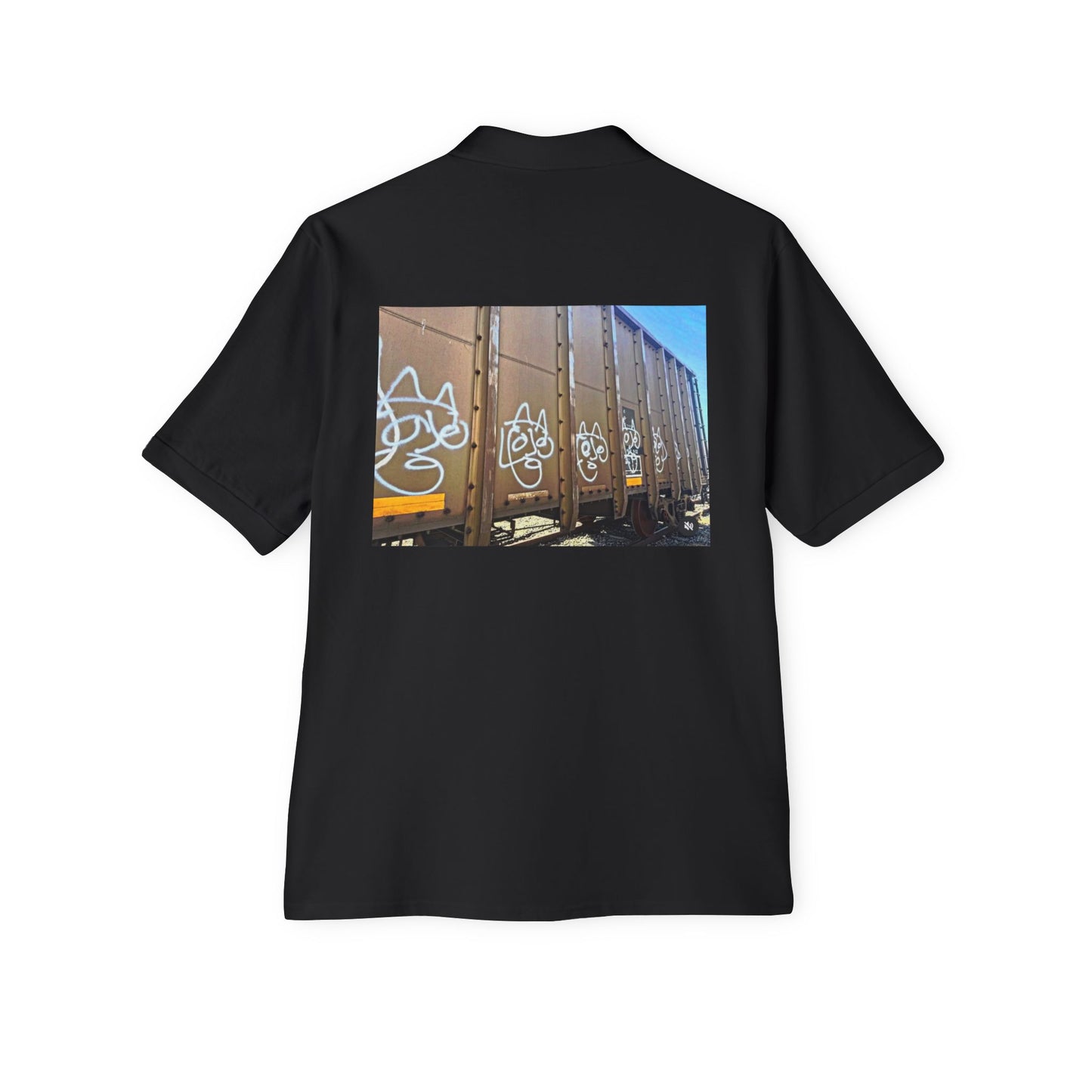 Abstract Neo-Rock Art Inc.Square Polo