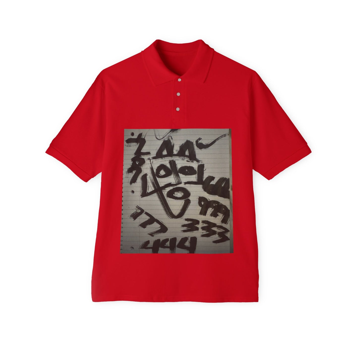 Abstract Neo-Rock Art Inc.Square Polo