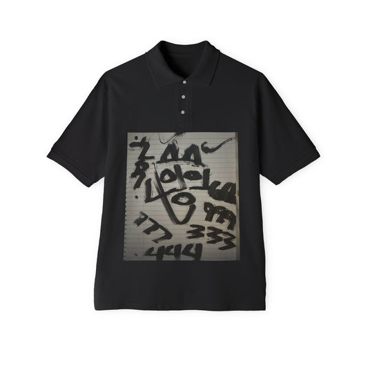 Abstract Neo-Rock Art Inc.Square Polo