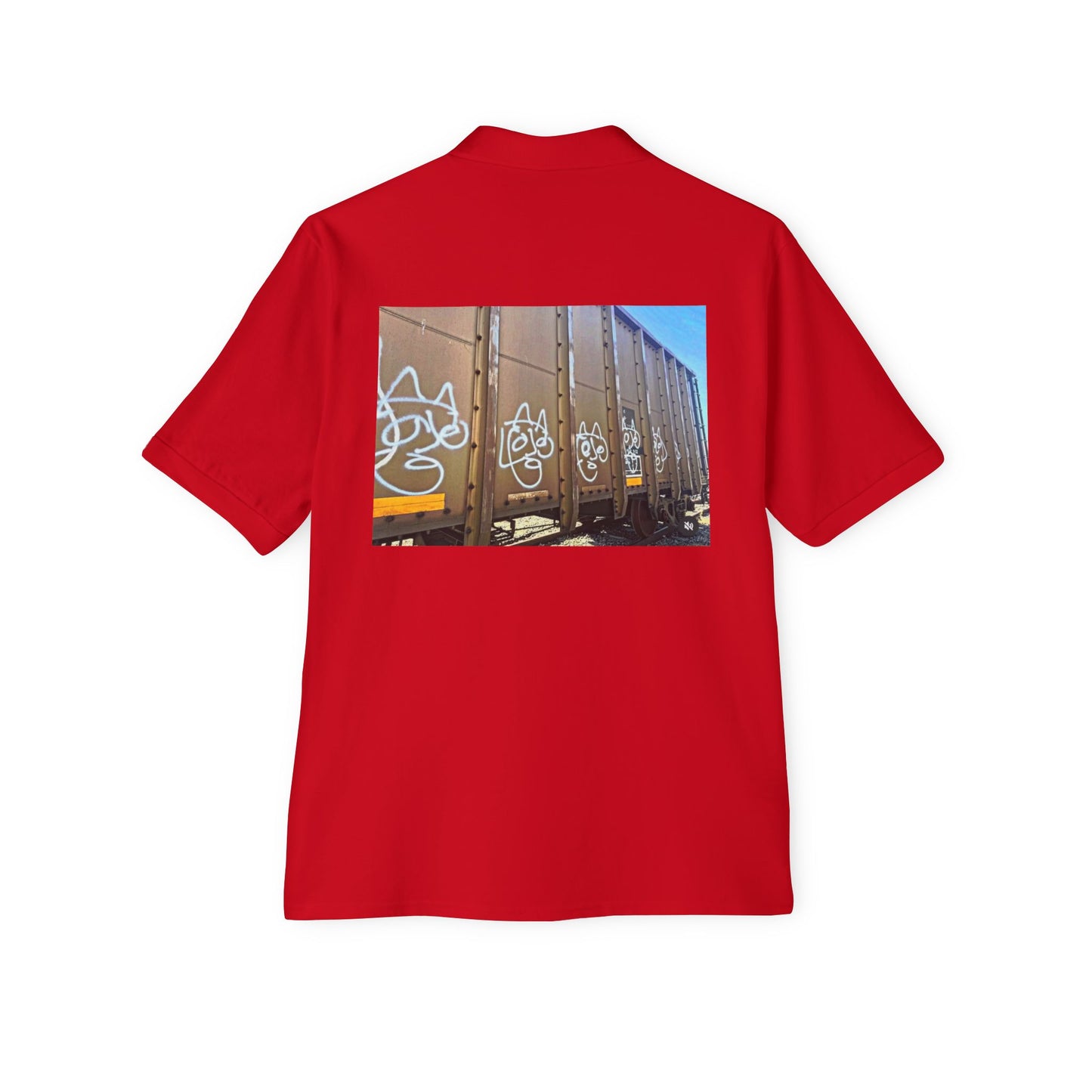 Abstract Neo-Rock Art Inc.Square Polo