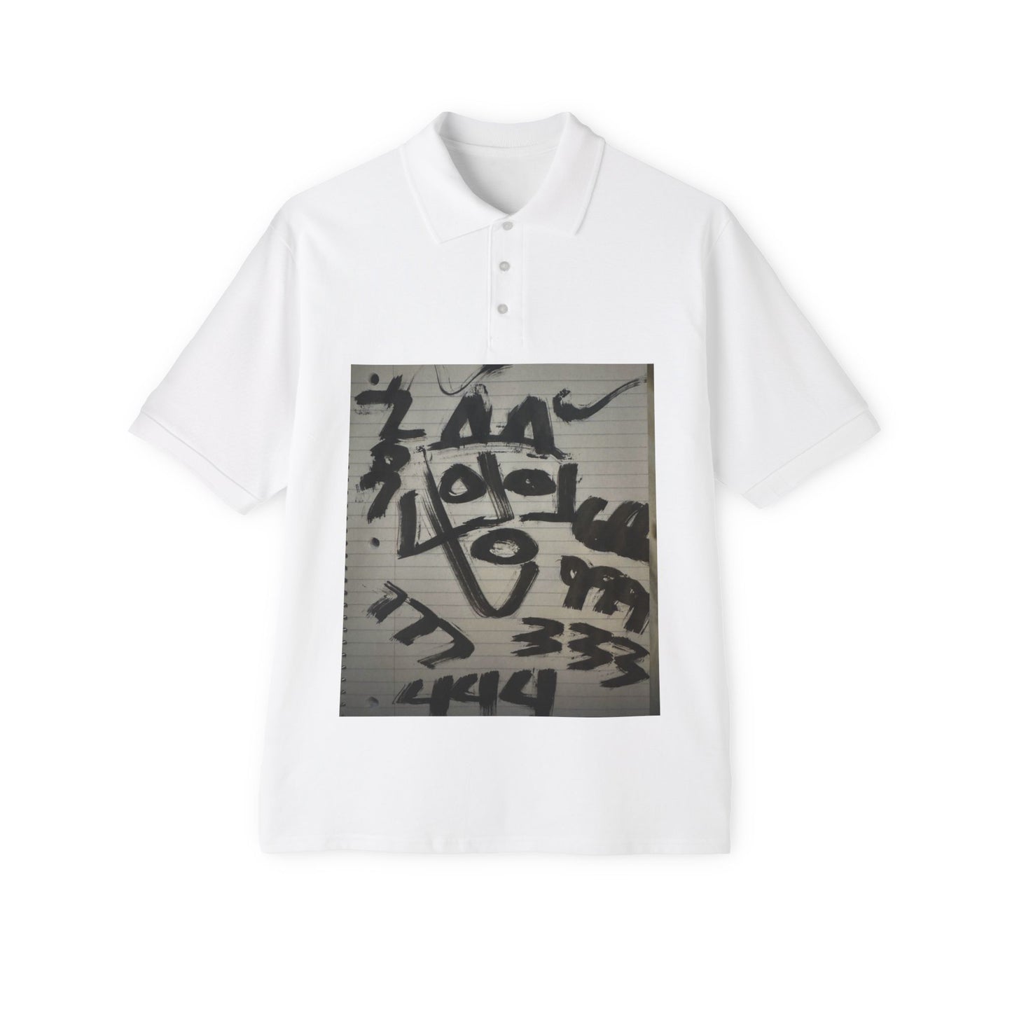 Abstract Neo-Rock Art Inc.Square Polo