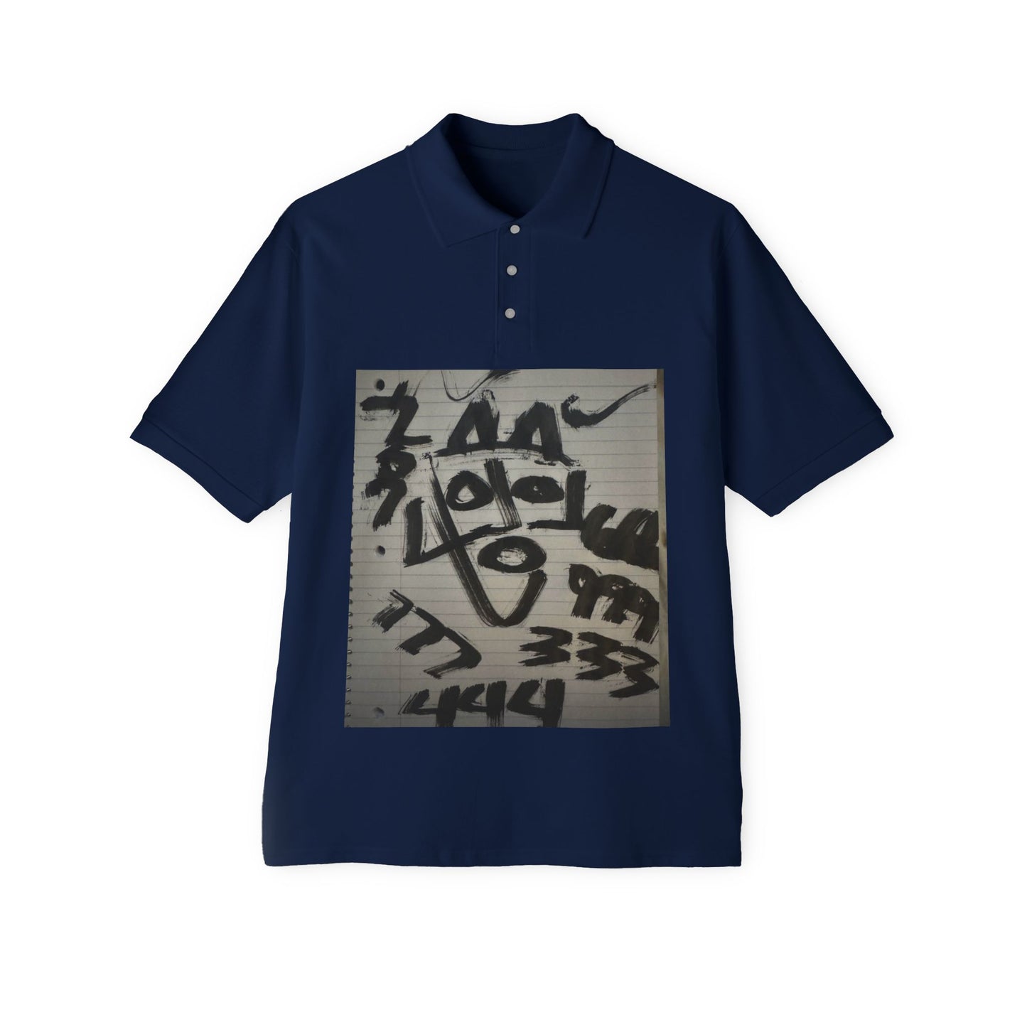 Abstract Neo-Rock Art Inc.Square Polo