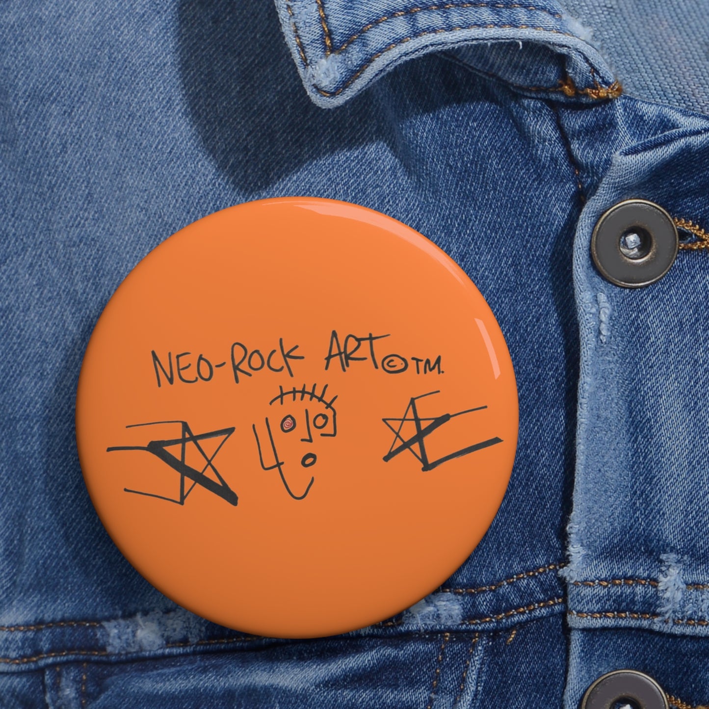 Neo-Rock Art ©️™️  Pin Buttons