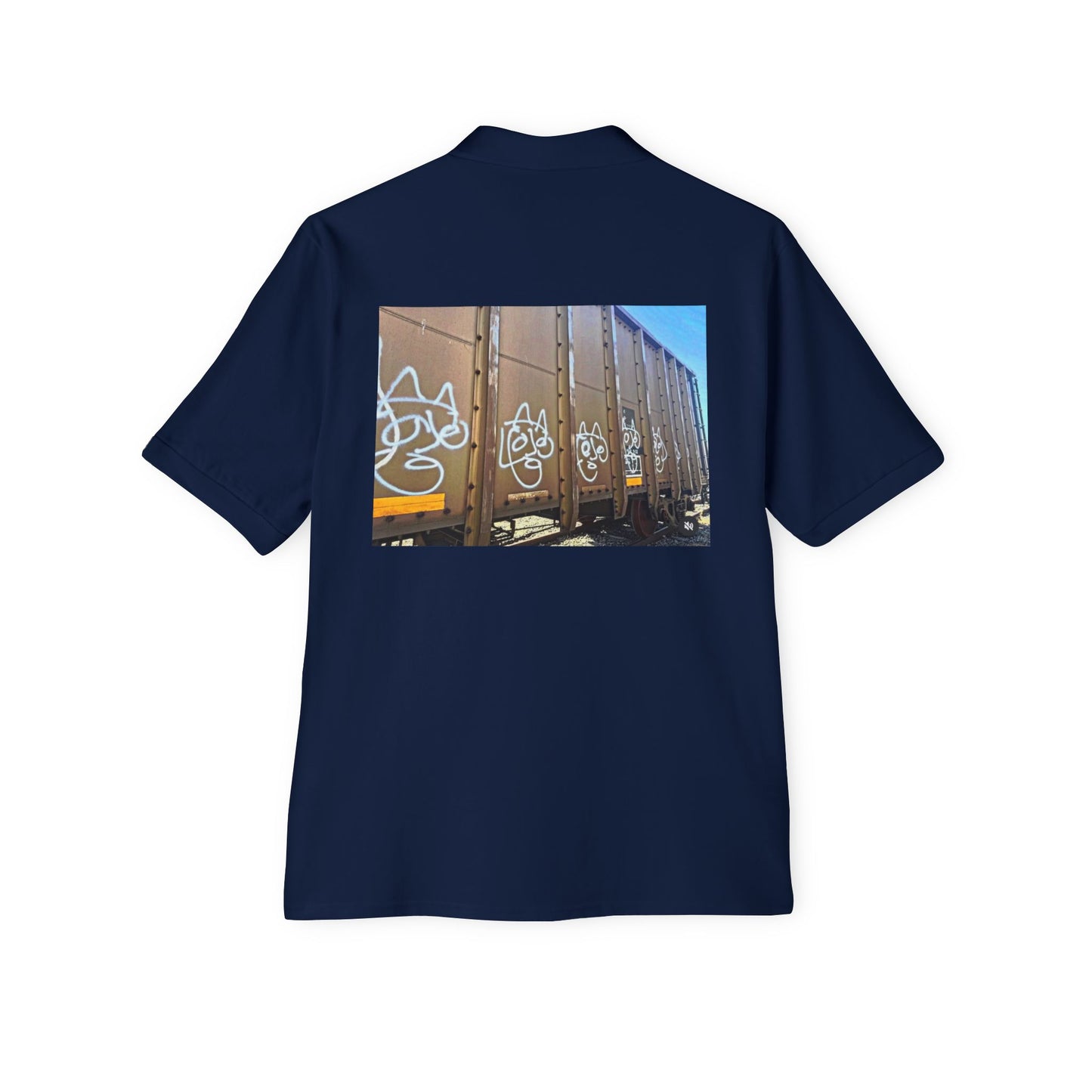 Abstract Neo-Rock Art Inc.Square Polo
