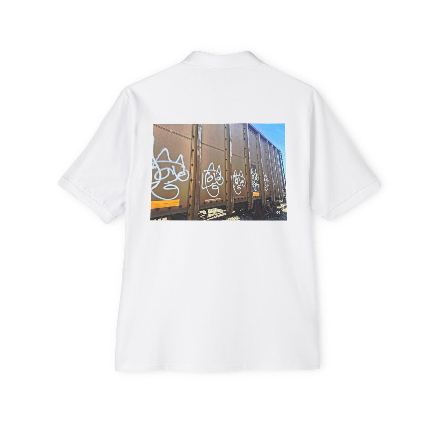 Abstract Neo-Rock Art Inc.Square Polo